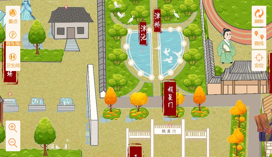 南湖手绘地图景区语音讲解导览系统：智慧景区建设的基石